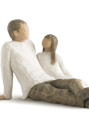 Father Daughter 26031 Willow Tree Beeldje