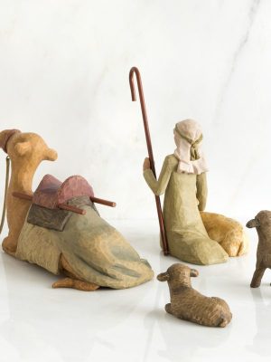 Shepherd and Stable 26105_1 Willow Tree Beeldjes