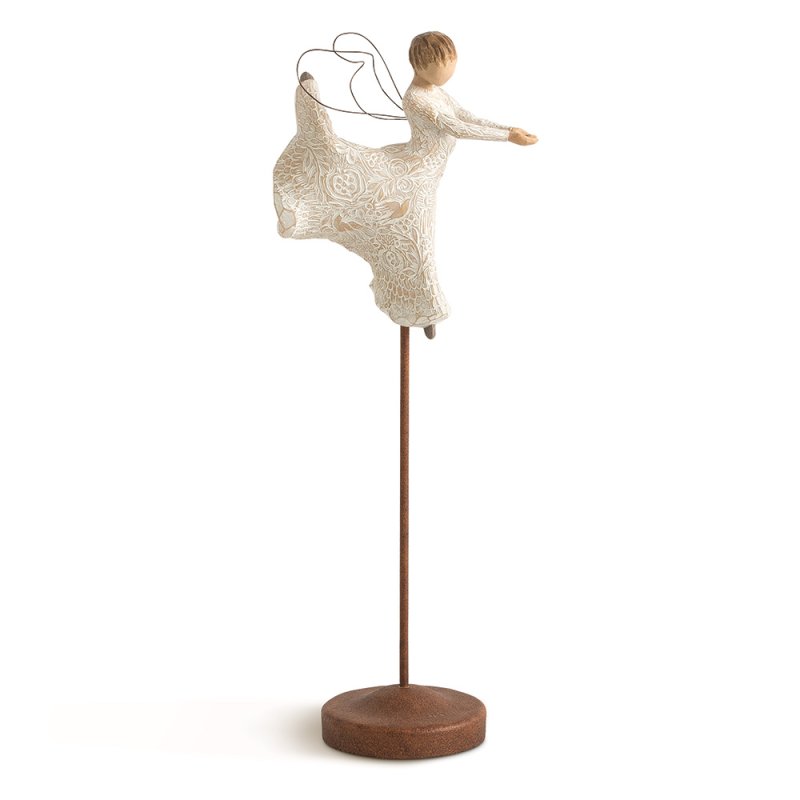 Willow Tree Dance of Life 26462. Engel Kerst Beedje van Susan Lordi Beeldje
